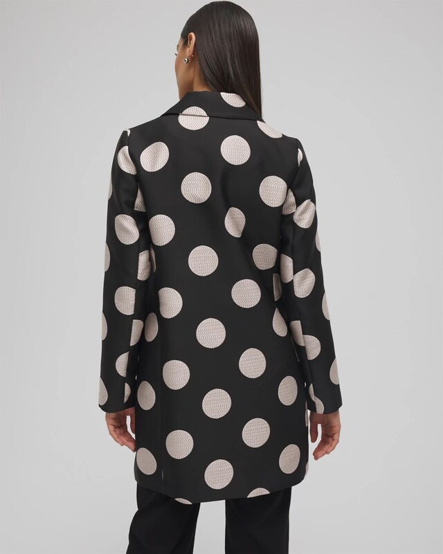 Polka Dot Jacquard Topper - image 3